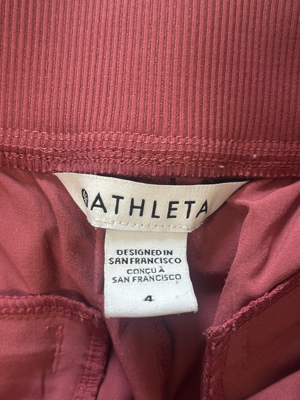 Athleta Brooklyn Mid rise ankle pant berry rose - Picture 3 of 4
